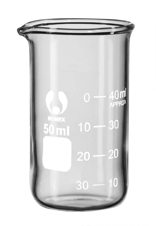 Steklena čaša, visoka oblika, 50 mL (006700)