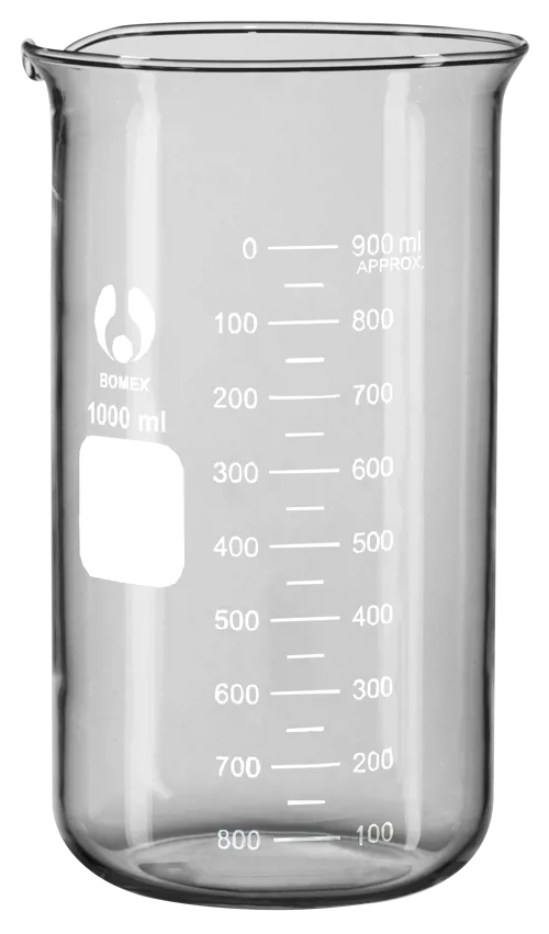 Steklena čaša, visoka oblika, 1000 mL (006760)