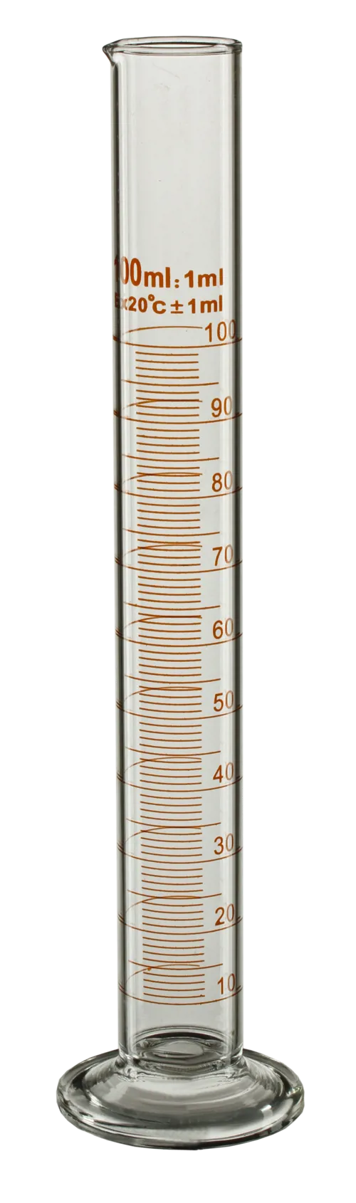 Merilni valj, steklen, 100 mL (011250)