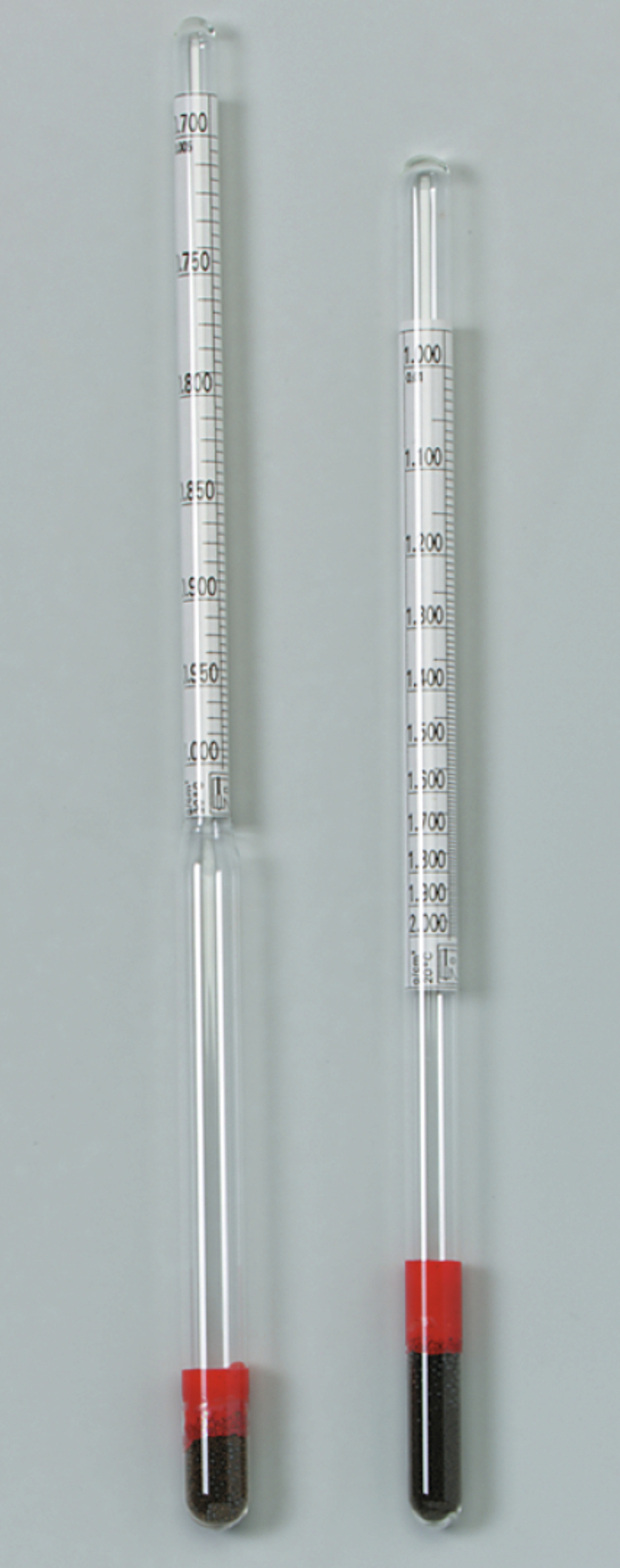 Areometer komplet  2 kosov 0,7-1,5 g/ml in 1,5-2,0 g/ml (44420)