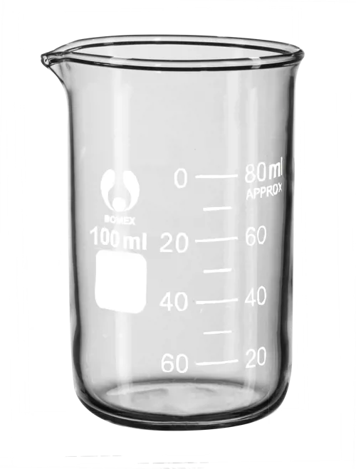 Steklena čaša, visoka oblika, 100 mL (006710)