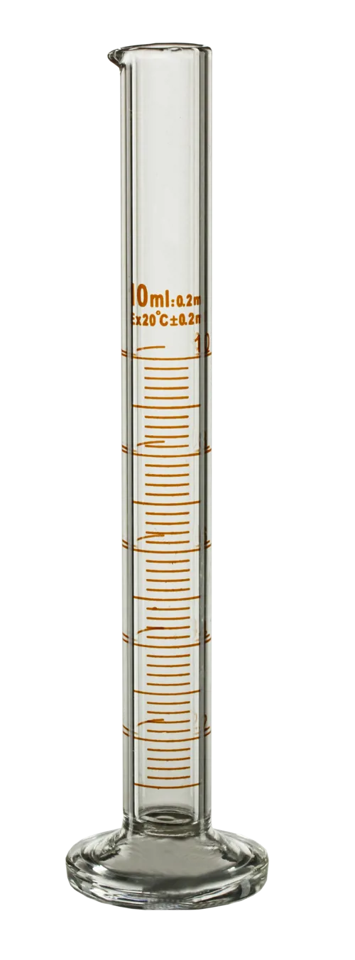 Merilni valj, steklen, 10 mL (011220)